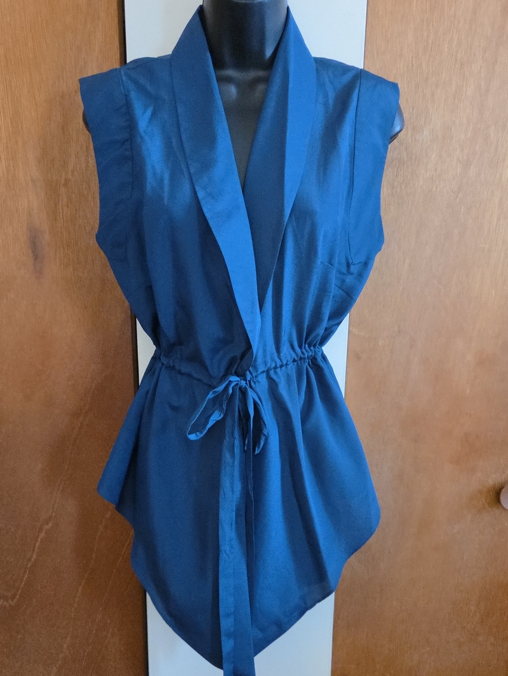 Drawstring Waist Women's Vest